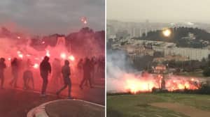 'Serious Incident' Declared At Marseille's Training Ground As Fans Break In And Set Off Fireworks 