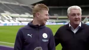 Steve Bruce Hilariously Tried To Tap Up Kevin De Bruyne During Post-Match Interview