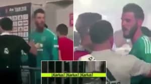 Footage Shows Marco Asensio Shouting 'Karius' To David De Gea 
