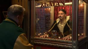 Zlatan Appears On James Corden Show As A Fortune Teller