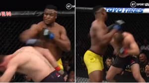 What Happened When Francis Ngannou Came Out Swinging Against Stipe Miocic During UFC Title Fight
