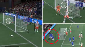FIFA 22 Glitch With 'No-Look' Free-Kick INSIDE The Box And Off-Pitch Wall Leaves Fans Baffled