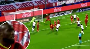 Romelu Lukaku Produced An Incredible Goal Line Clearance For Belgium Vs England