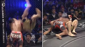 Remember The Time An MMA Fighter KO'd His Opponent With A Rock Bottom?