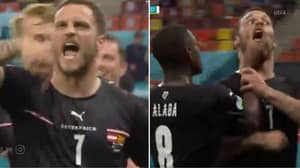 Marko Arnautovic Absolutely Loses His Head In Wild Celebration During Austria's Match 