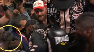 Footage Shows The Exact Moment Deontay Wilder Snubbed Tyson Fury's Handshake Amid 'Sore Loser' Comment