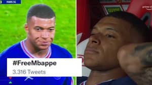 'Free Mbappe' - Rival Fans Taunt PSG After Kylian Mbappe's Reaction To Being Substituted 