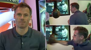 When Jamie Carragher Smashed A Massive Score And Beat Ricky Hatton In Punch Machine Challenge