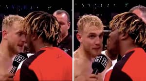 KSI And Jake Paul Involved In Bizarre Face-Off At End Of Fight 