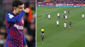 Philippe Coutinho Heavily Criticised After He Causes Barcelona To Concede