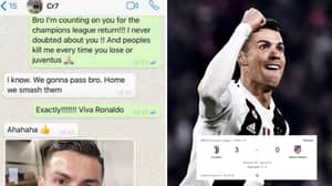 The WhatsApp Messages Cristiano Ronaldo Sent Patrice Evra, Just Days Before Scoring Hat-Trick vs Atletico Madrid 