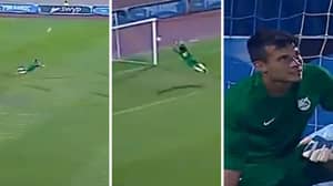 Egyptian Goalkeeper Goes Viral For Incredible Save After Headed Clearance