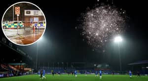 Stockport County Vs West Ham United Stopped By Remarkable Firework Display