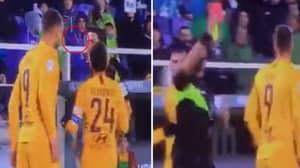 Edin Dzeko Sent Off For Spitting In Referee's Face In 7-1 Defeat To Fiorentina