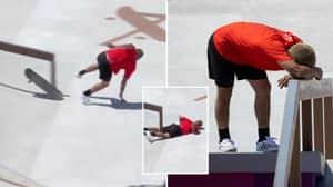 Skateboarder Angelo Caro Narvaez Suffers Eye-Watering Groin Accident At Tokyo Olympics 