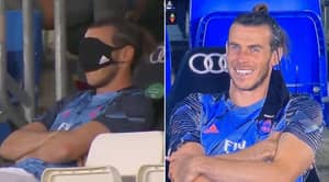 Gareth Bale Trolls Real Madrid After Using Face Mask As A Sleep Mask