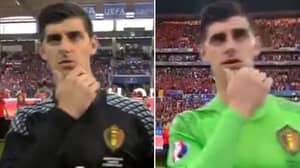 Why Thibaut Courtois Always Touches His Chin During The Belgium National Anthem