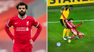 Fans Are Furious With Mohamed Salah 'Diving' Yet Again During Wolves 0-1 Liverpool