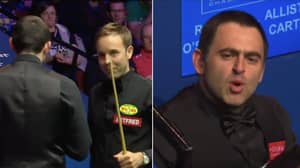 Ronnie O'Sullivan Shoulder-Barges Ali Carter As Things Get Heated At World Championships