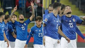 Cristiano Biraghi Dedicates Italy's Winning Goal To The Late Davide Astori 
