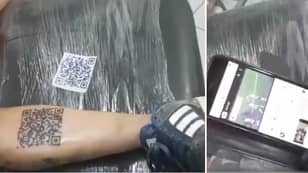 River Plate Fan Gets QR Code Tattoo That Shows Copa Libertadores Final Goals When Scanned