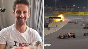 Romain Grosjean Shows Off His Hands After Horrific Burns From Bahrain Grand Prix