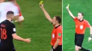 Some England Fans Think Ante Rebic Was Shown Two Yellow Cards