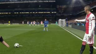 Hakim Ziyech Scores Free-Kick From A Ridiculous Angle Against Chelsea