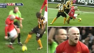 A Skinhead Prime Wayne Rooney Contesting A Drop-Ball Against Hull City Is Genuinely Terrifying 