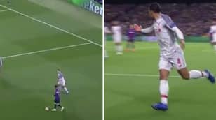 Virgil Van Dijk Screams For Help When Trying To Deal With Lionel Messi