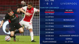 James Milner Covered More Ground Than Anyone Else In Liverpool's Champions League Opener