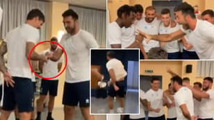 43-Year-Old Gianluigi Buffon Beats Entire Parma Team At Rock, Paper, Scissors - His Reaction Is Priceless