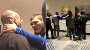 Watch: The Confrontation Between Lobov and Khabib Which Seriously P*ssed Off McGregor