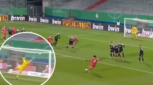 Leroy Sane Scores A Sensational 25-Yard Free-Kick For Bayern Munich Against Holstein Kiel