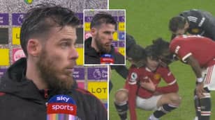 David De Gea Speaks About Fears For Victor Lindelof In Post-Match Interview After He Left Pitch With Breathing Difficulties 