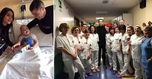 Cristiano Ronaldo, Georgina Rodríguez Visited Sick Children In Hospital On Christmas Eve 
