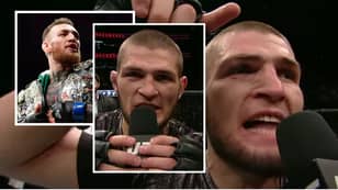 Khabib Gave His Most Iconic Post-Fight Interview The Night Conor McGregor Made UFC History