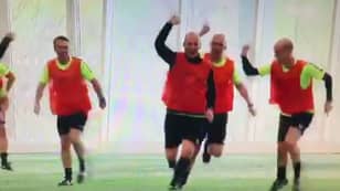 WATCH: Mike Dean Celebrating Scoring A Goal Is The Greatest Thing Ever