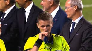 The Referee And Linesmen Were Seen Kissing Their Medals After The Champions League Final
