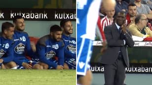 Deportivo Substitutes Are All Impressed With Clarence Seedorf's Brilliant Touch