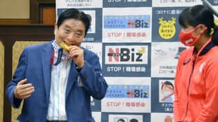 Olympic Officials Replace Japanese Softball Star's Gold Medal After It Was Bitten By Local Mayor