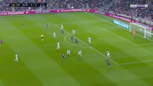 Lionel Messi Takes Five Real Valladolid Players Out Of The Game With World-Class Assist For Arturo Vidal's Goal