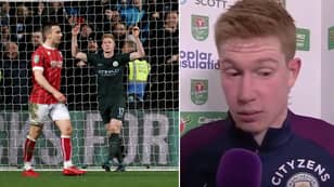 What Kevin De Bruyne Said About Bristol City During Post-Match Interview Has Caused A Stir 