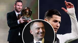 Cristiano Ronaldo's Agent Slams Decision To Give Lionel Messi The Ballon D'Or