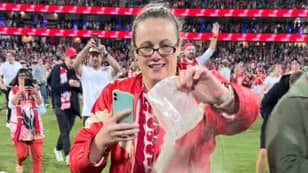 Sydney Swans Fan Scatters Grandmother's Ashes On SCG Turf During Buddy Franklin Celebrations