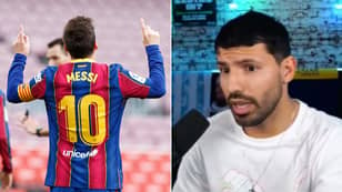Sergio Aguero Reveals Why He Rejected Lionel Messi's No.10 Shirt At Barcelona