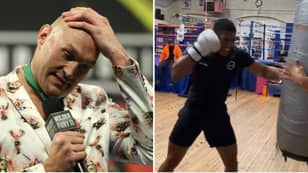 Boxing Fans Says Tyson Fury Is In Serious Trouble After Anthony Joshua Shows Off Brutal Punching Power