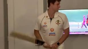 Steve Smith Filmed Shadow Batting In His Hotel Room The Night Before Test Match