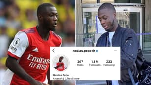 Nicolas Pepe Immediately Deletes Arsenal Relegation Joke On Instagram, Fans Are Furious