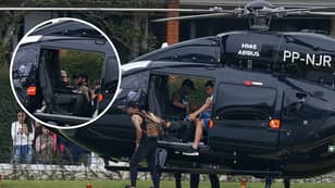 Neymar Arrives For Brazil Training In Personalised Black Mercedes Helicopter Worth Up To €13m